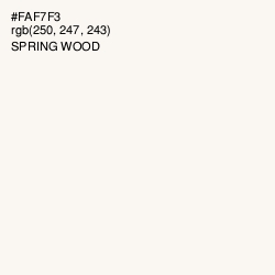 #FAF7F3 - Spring Wood Color Image